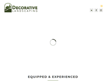 Tablet Screenshot of decorativeinc.com